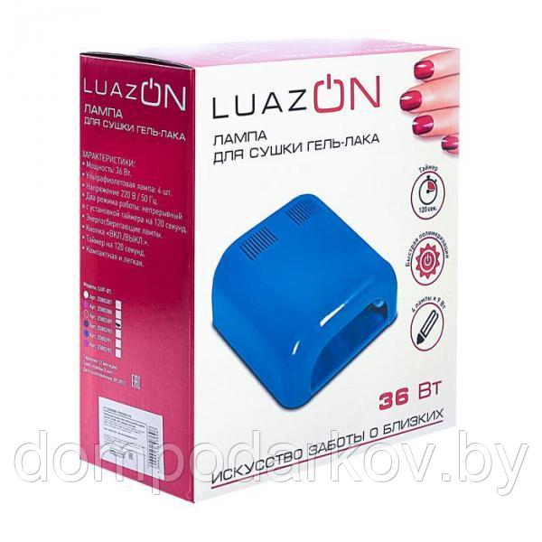 Лампа для гель-лака LuazON LUF-07, UV, 36 Вт, глянцевая, красная - фото 4 - id-p99610978