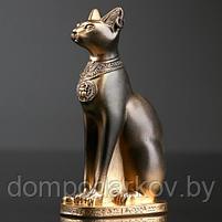Статуэтка "Кошка египетская" 13.5 см бронза, фото 3