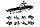 Конструктор BRICK 1406 "Большой военный авианосец", 8 в 1, брик, набор конструкторов, фото 3