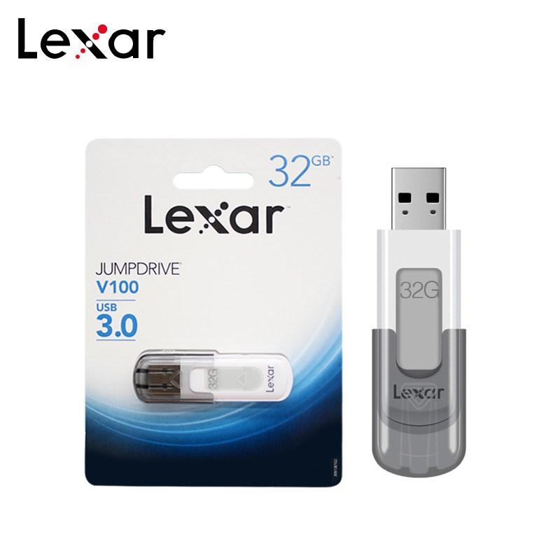 USB 3.0 флеш-диск Lexar 32GB JumpDrive V100 (LJDV100-32GABEU) - фото 1 - id-p99620998