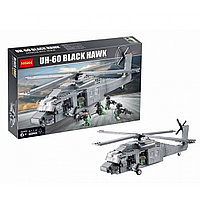 Конструктор DECOOL 2114 - UH-60 "Black Hawk - военный самолет", 562 детали, (аналог Лего )