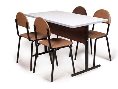Набор мебели для столовой 4-х(6-ти)местный со стульями ШК-20-100T - фото 2 - id-p5089870
