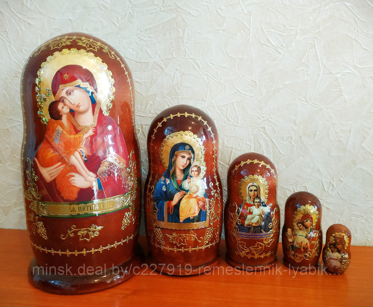 Матрёшка на 5 частей! Ручной работы!