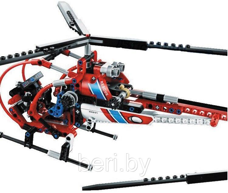 Конструктор DECOOL 3356 "Спасательный вертолет", 300 деталей, аналог Лего Техник (LEGO Technic 8067) - фото 3 - id-p99634018
