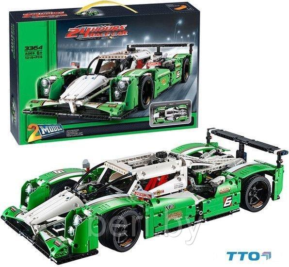 Конструктор Decool 3364 "Гоночный автомобиль" 2 в 1, 1249 деталей, аналог LEGO Technic 42039 - фото 2 - id-p99633943