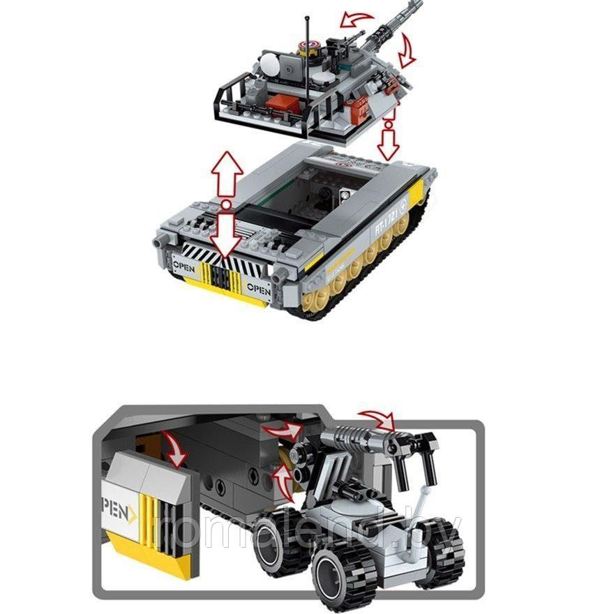 Конструктор Брик «База Qman Танк» Combat Zones 1721 - фото 6 - id-p99638015