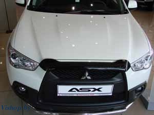 Дефлектор капота Mitsubishi ASX 2010-2013 короткий