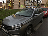 Багажник LUX для Lada Vesta SW (крыловидная дуга), фото 9