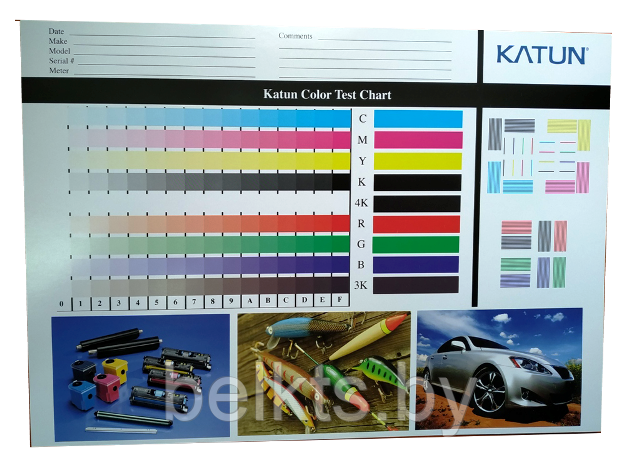 Тестовая таблица оттенков Test Pattern-Color Cardstock (A4) (Katun) 43219 - фото 2 - id-p98328003