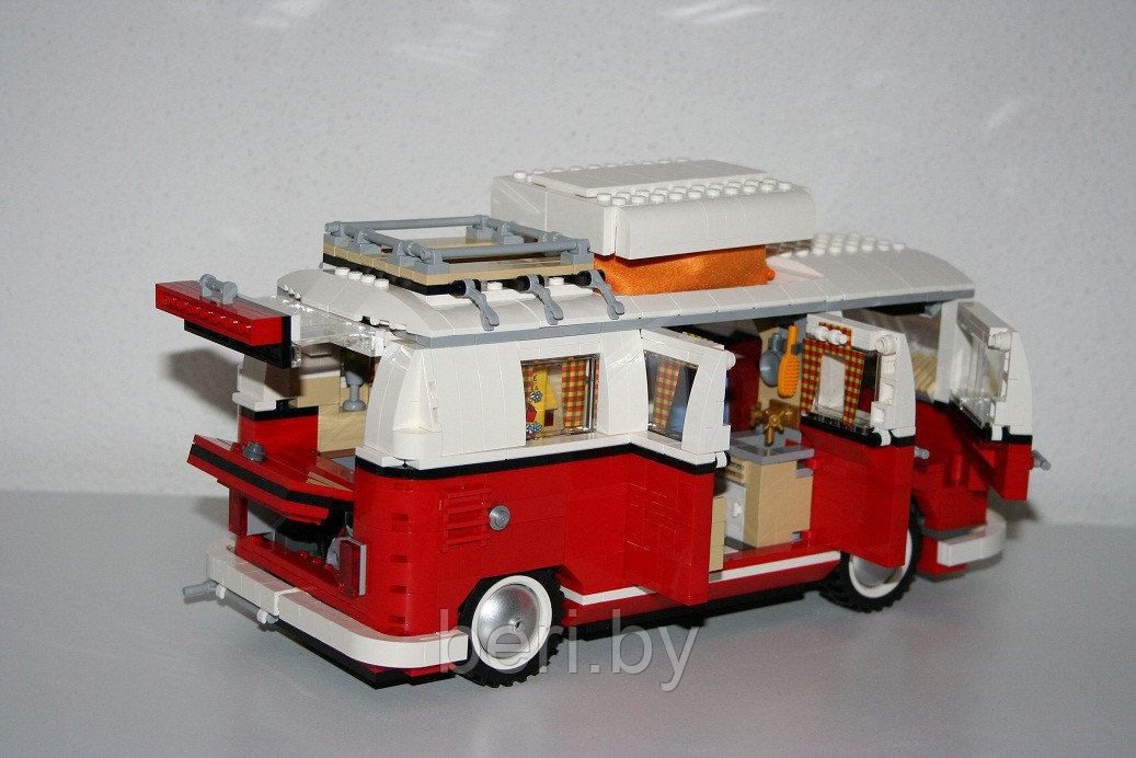 Конструктор BELA Creator 10569 "Туристический автобус", 1342 детали, аналог Lego 10220 - фото 4 - id-p99658128