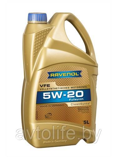 Моторное масло Ravenol VFE 5W-20 5л - фото 1 - id-p99672396