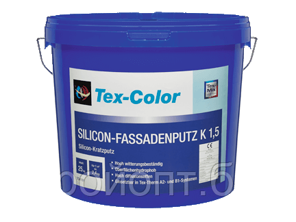 Декоративная силиконовая штукатурка Tex-Color Silicon-Fassadenputz, 25 кг - фото 5 - id-p99667241