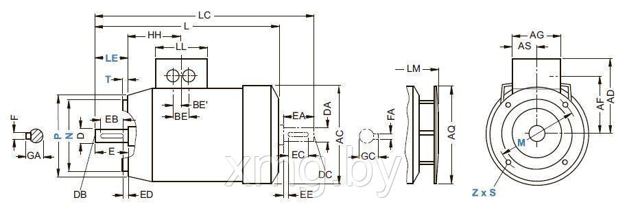 ЭЛЕКТРОДВИГАТЕЛИ SIEMENS 1LA9 - фото 5 - id-p99675547