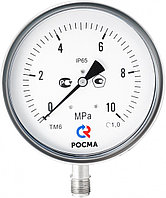 Мановакуумметр ТМВ-621Р.00(-0,1-0,06MPa)М20х1,5.1,0 нерж сталь