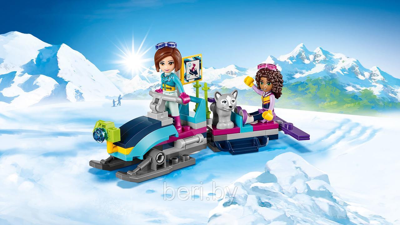 Конструктор Bela Friends 10731 "Горнолыжный курорт: шале" 408 деталей (аналог Lego Friends 41323), Френдс - фото 7 - id-p99676217