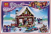 Конструктор Bela Friends 10731 "Горнолыжный курорт: шале" 408 деталей (аналог Lego Friends 41323), Френдс