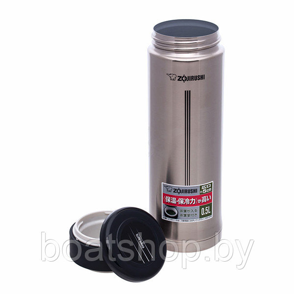 Термокружка ZOJIRUSHI SM-AFE50-XA (цвет: стальной) 0.5 л - фото 2 - id-p81832266