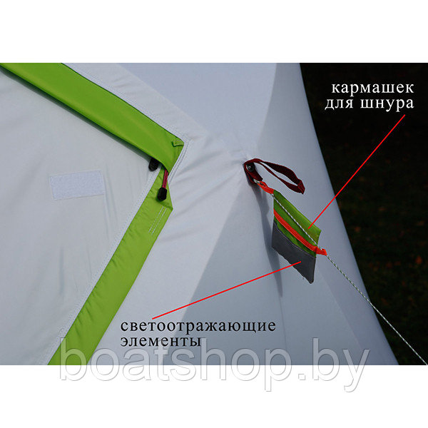 Зимняя палатка Лотос Куб 3 Компакт Термо - фото 4 - id-p90642294