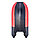 Надувная моторно-килевая лодка Ривьера Компакт 3200 СК "Комби" красный/черный, фото 4