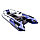 Надувная моторно-килевая лодка Ривьера Компакт 3200 СК "Комби" светло-серый/синий, фото 2
