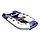 Надувная моторно-килевая лодка Ривьера Компакт 3200 СК "Комби" светло-серый/синий, фото 3