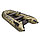 Надувная моторно-килевая лодка Ривьера Компакт 3200 СК "Камуфляж" камыш, фото 2