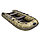 Надувная моторно-килевая лодка Ривьера Компакт 3200 СК "Камуфляж" камыш, фото 3