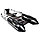Надувная моторно-килевая лодка Ривьера Максима 3600 СК "Комби" светло-серый/черный, фото 2