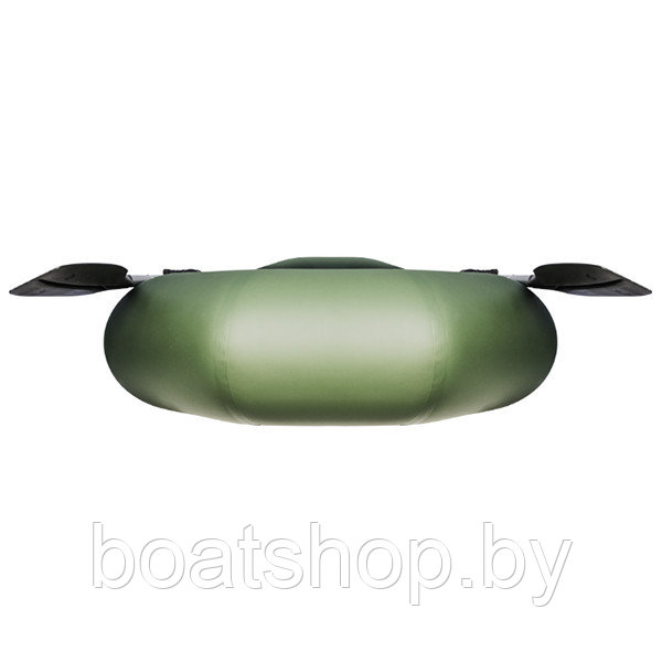 Надувная гребная лодка Аква-Оптима 260 НД зеленый - фото 6 - id-p94622431