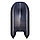 Надувная моторно-килевая лодка Ривьера Компакт 2900 СК "Касатка" светло-серый/черный, фото 4