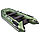 Надувная моторно-гребная лодка Аква 2900 С зеленый, фото 2