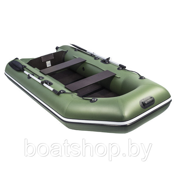 Надувная моторно-гребная лодка Аква 2900 С зеленый - фото 3 - id-p94718886