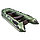 Надувная моторно-килевая лодка Аква 3200 СК зеленый, фото 2