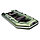 Надувная моторно-килевая лодка Аква 3200 СК зеленый, фото 3