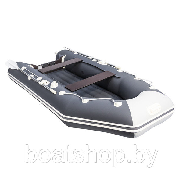 Надувная моторная лодка Аква 3200 НДНД графит/светло-серый - фото 3 - id-p94760135