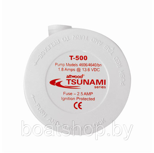 Помпа для откачки воды Attwood Tsunami T-500 - фото 4 - id-p99282674