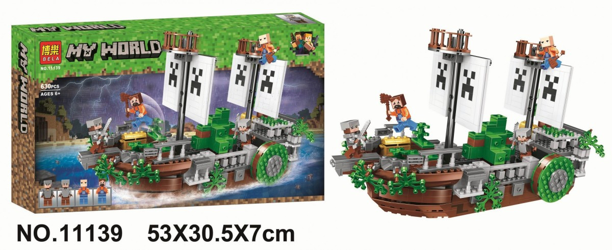 Конструктор Bela 11139 My World Битва на реке (аналог Lego Minecraft) - фото 2 - id-p99691220