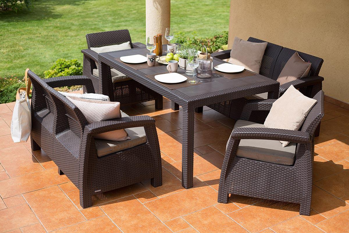 Комплект мебели Corfu Fiesta (Корфу Фиеста), коричневый - фото 6 - id-p99720623