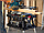 Стол рабочий Folding working table  с аксессуарами, черный, фото 3