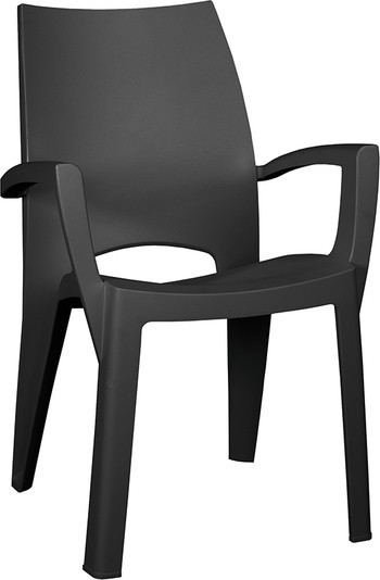 Стул пластиковый Spring Chair (Спринг), графит - фото 1 - id-p99720726