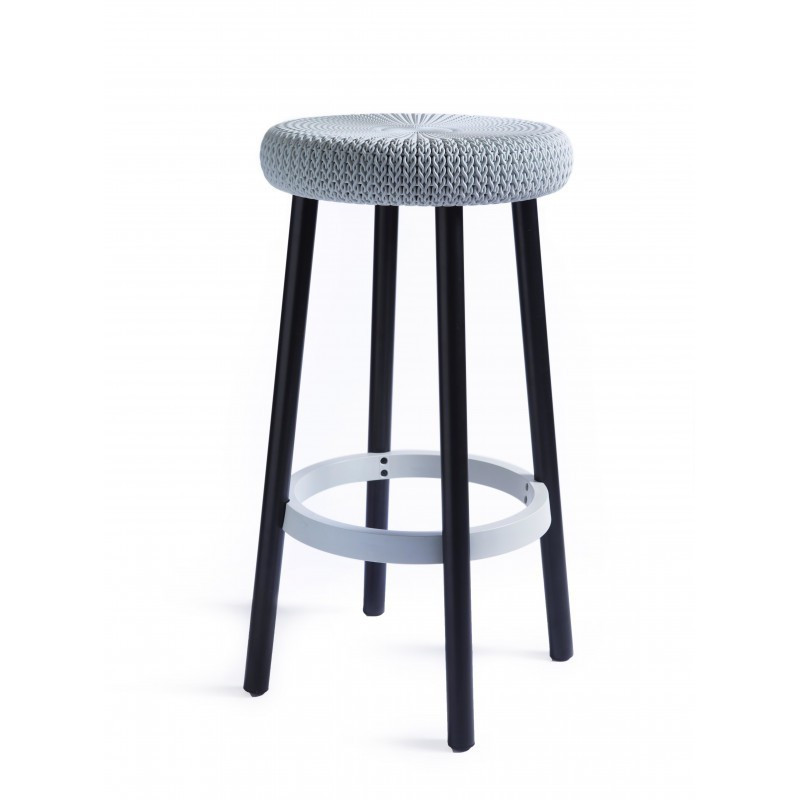 Стул барный уличный Cozy bar stool (Коузи Бар), белый - фото 1 - id-p99720801