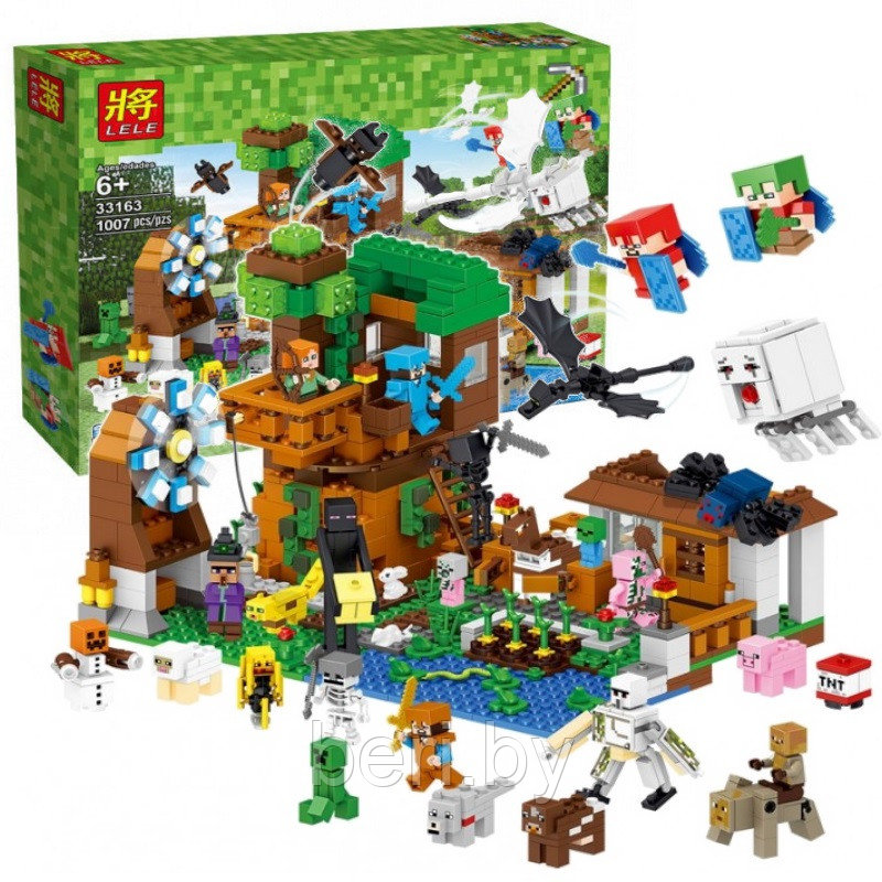 Конструктор Minecraft 33234 "Загородный дом", 986 деталей , Майнкрафт My World Lele, аналог Lego (Лего) - фото 2 - id-p99768176