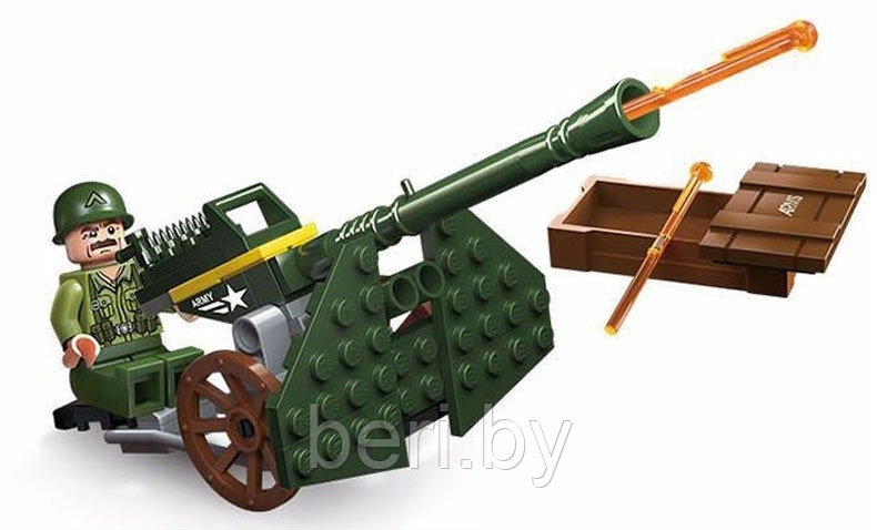 Конструктор Brick 1705 "Военный самолет", 187 деталей, аналог LEGO (Лего), (Брик) - фото 3 - id-p99768475