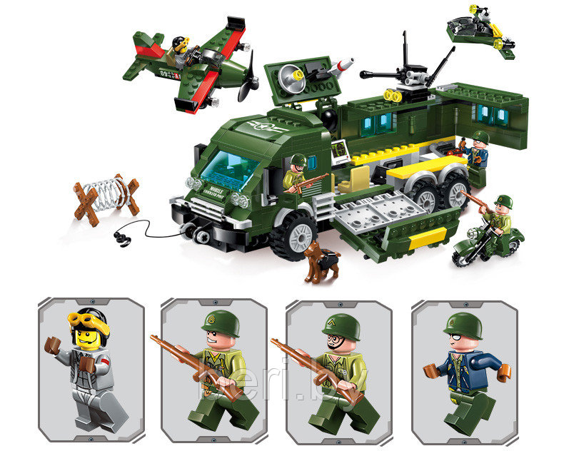 Конструктор Brick (Брик) 1709 "Атака танка", 231 деталь, аналог LEGO (Лего) - фото 5 - id-p99777039