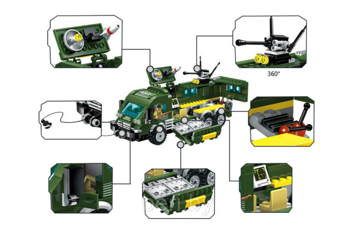 Конструктор Brick (Брик) 1709 "Атака танка", 231 деталь, аналог LEGO (Лего) - фото 6 - id-p99777039