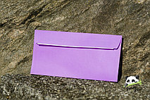 Цветной конверт 110х220 мм Фиолетовый