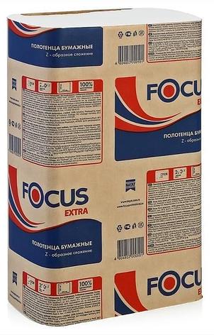 Бумажные полотенца Z-укл. FOCUS EXTRA 200лист, 1 сл., фото 2