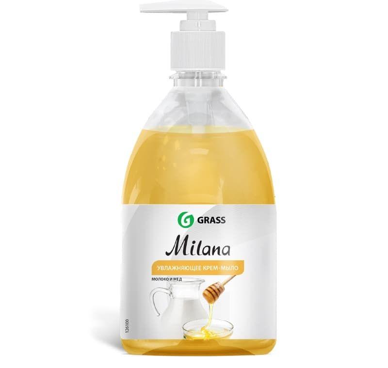 Жидкое крем-мыло Milana молоко и мед, 0,5л - фото 1 - id-p99780293