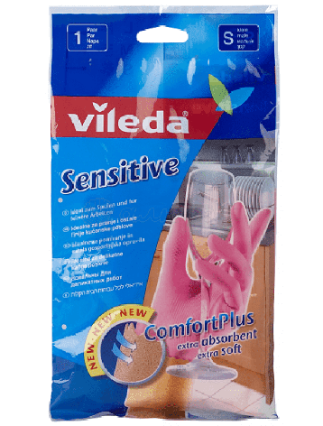 Перчатки для деликатных работ Vileda Sensitive, р-р. S, фото 2