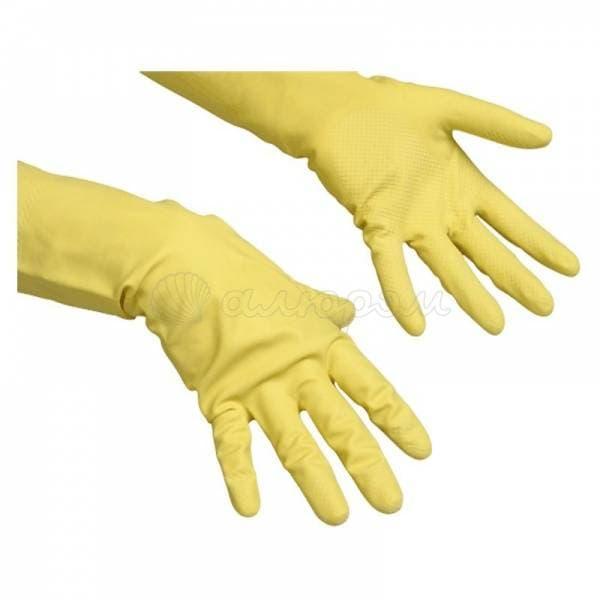 Перчатки для уборки Vileda Многоцелевые желт, р-р. L